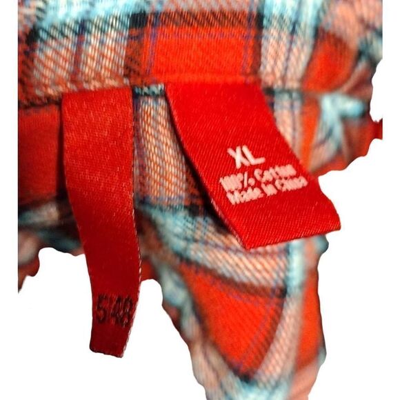 💕5/48 Super Soft flannel button Down Long Sleeve Top With a flannel lining - Picture 4 of 4